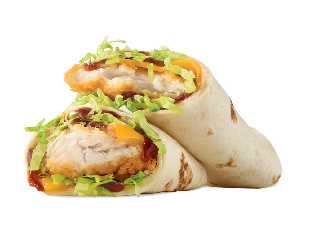 Arbys menu BBQ Chicken Wrap