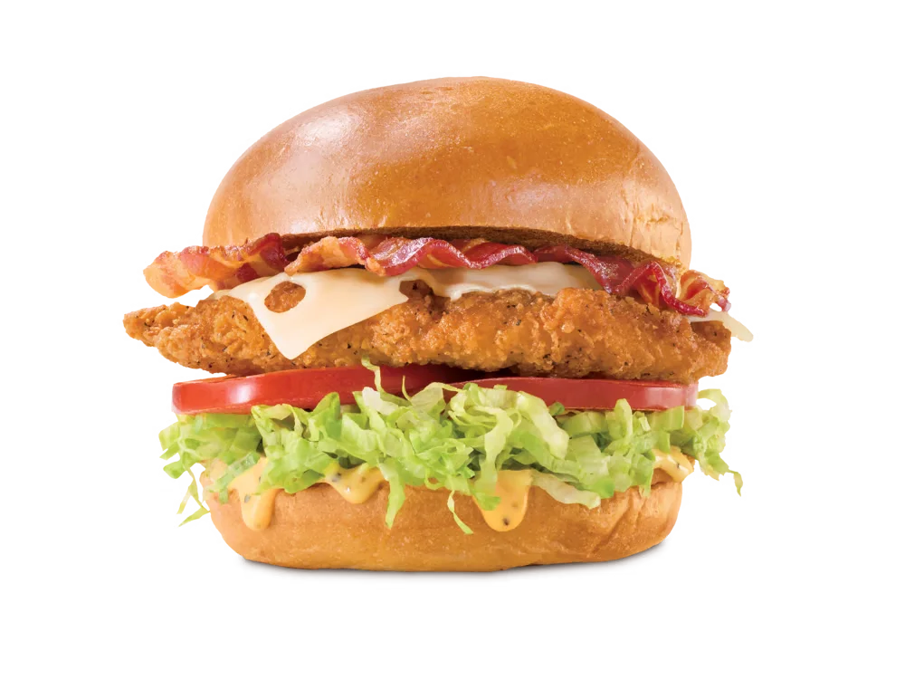 Arbys menu Chicken Bacon Swiss Sandwich