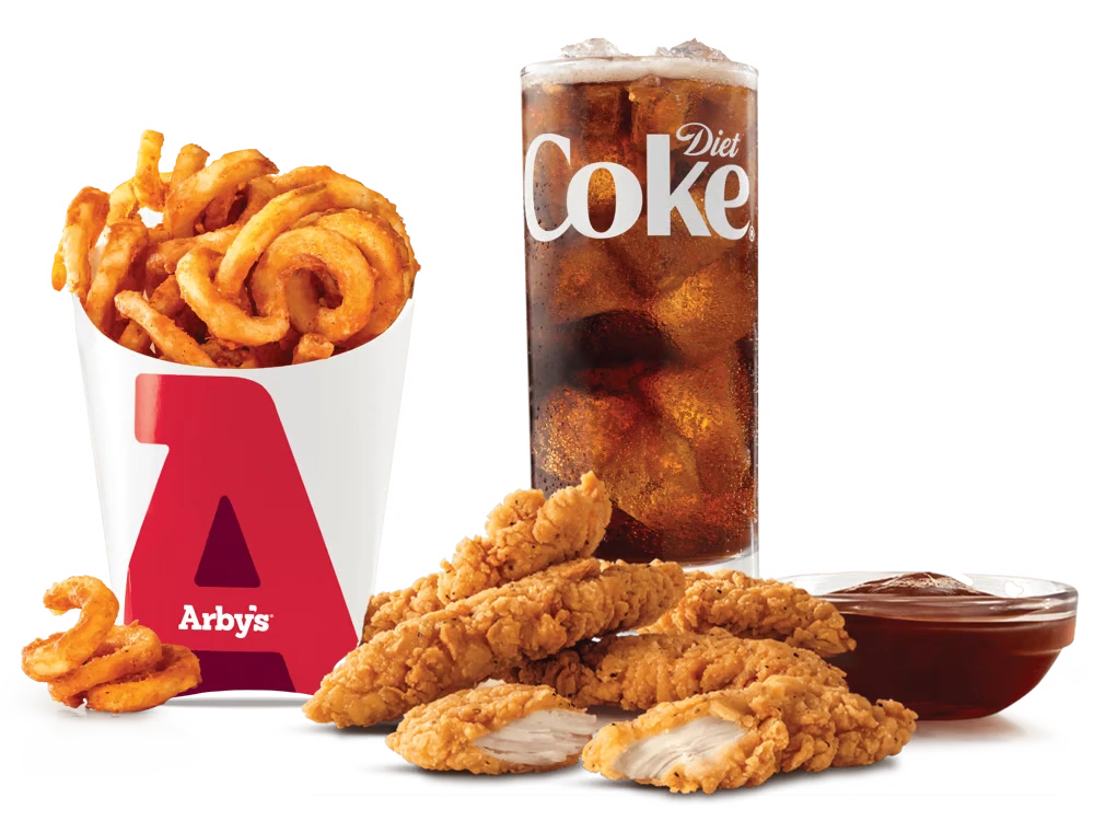 Arbys menu Chicken Tenders 5PC Meal