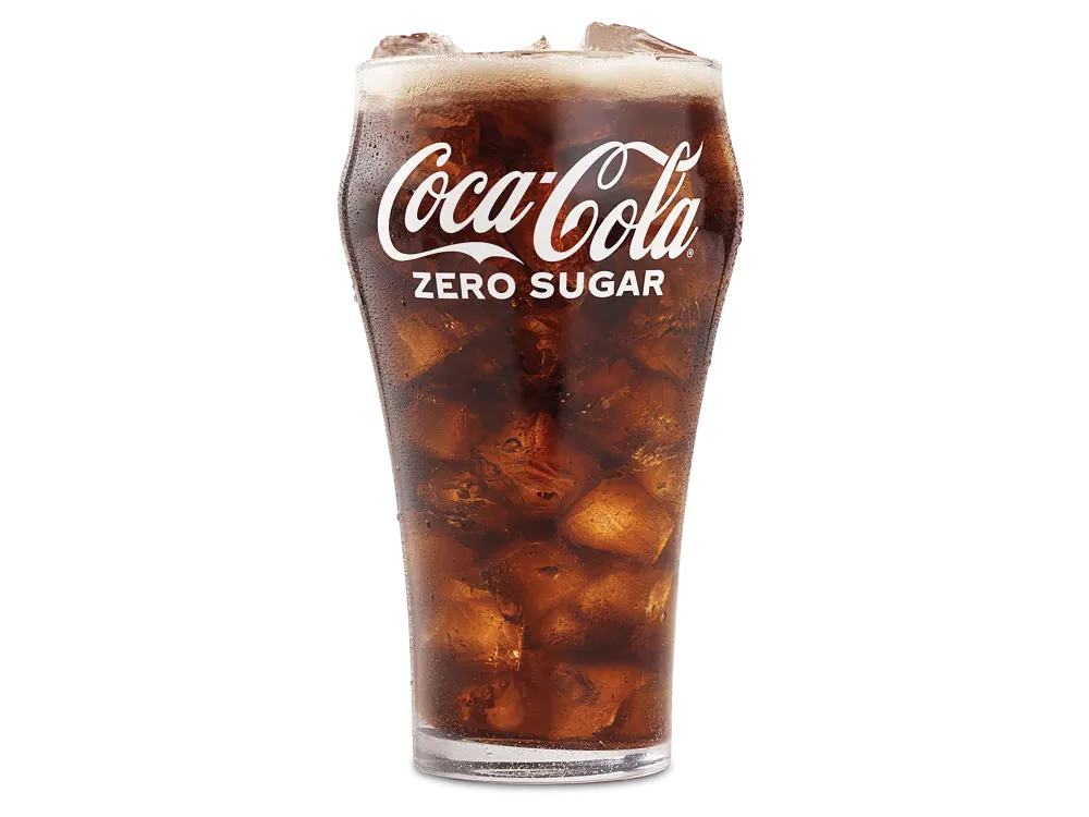 Arbys menu Coca Cola Zero Sugar