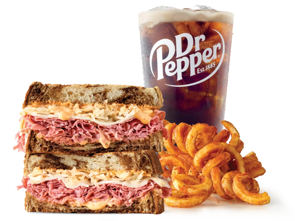 Arbys menu Corned Beef Reuben Meal