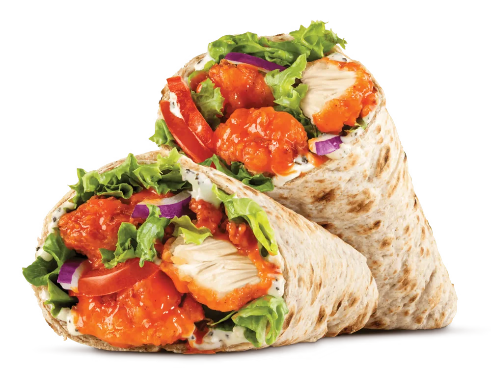 Arbys menu Crispy Buffalo Chicken Wrap