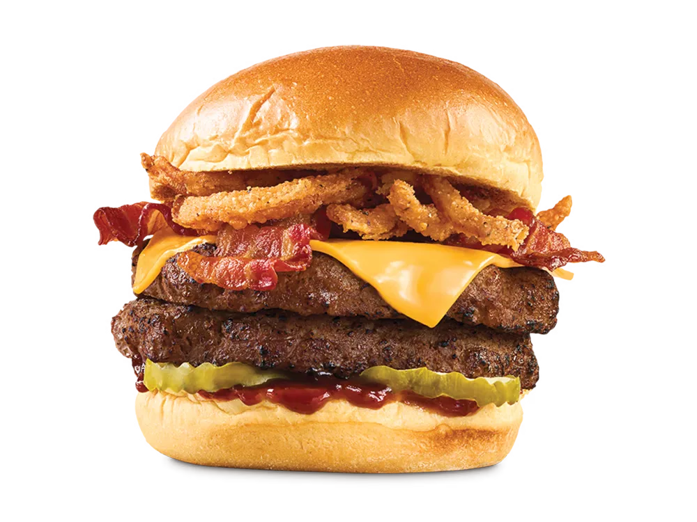 Arbys menu Double BBQ Bacon Burger