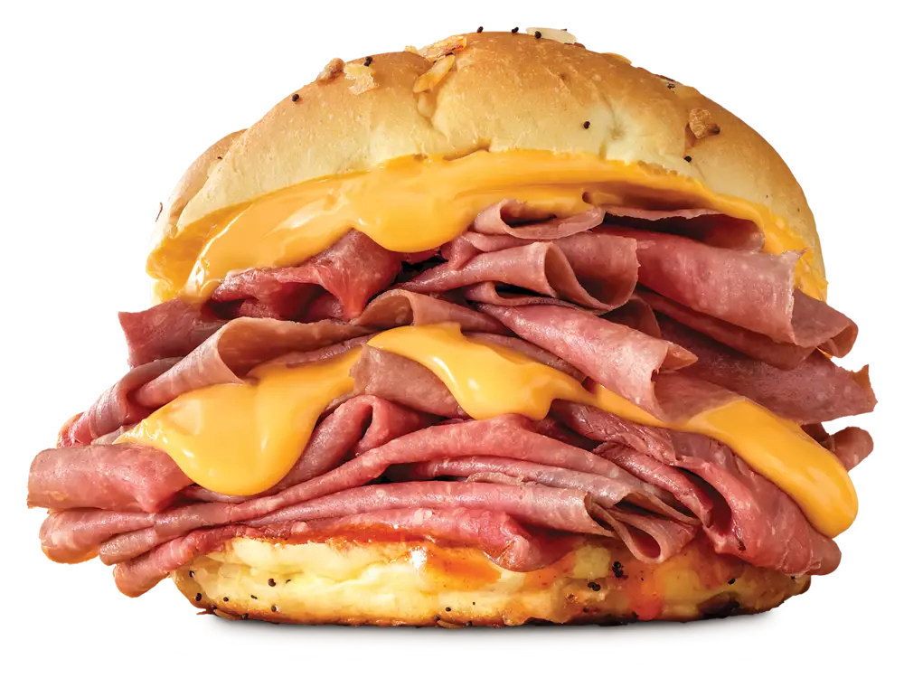 Arbys menu Double Beef N Cheddar