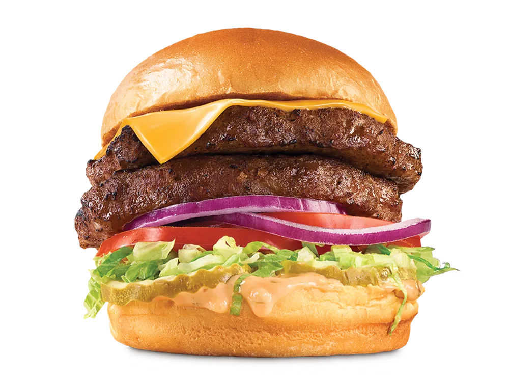 Arbys menu Double Deluxe Burger