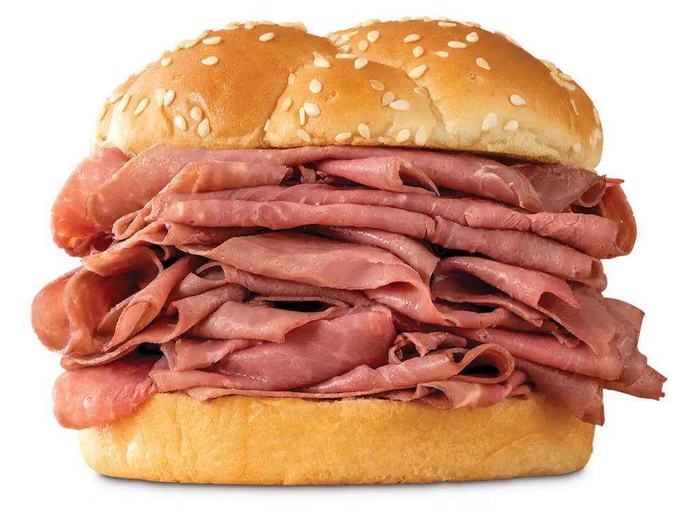 Arbys menu Double Roast Beef