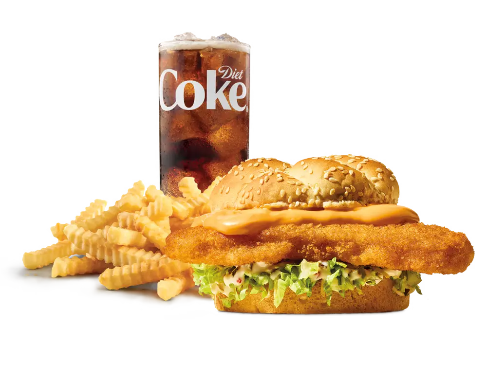 Arbys menu Fish and Cheddar meal with price