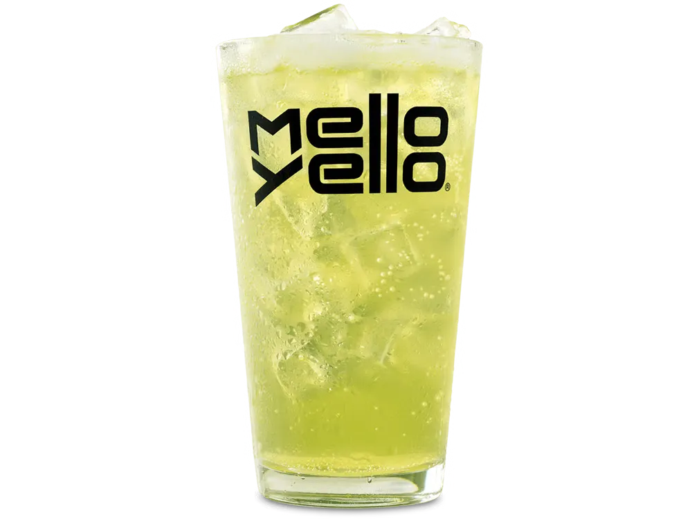 Arbys menu Mello Yello