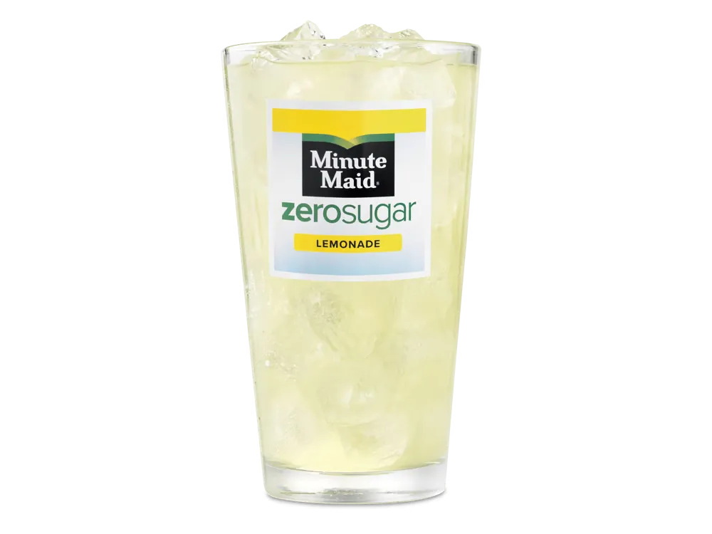 Arbys menu Minute Maid Zero Sugar