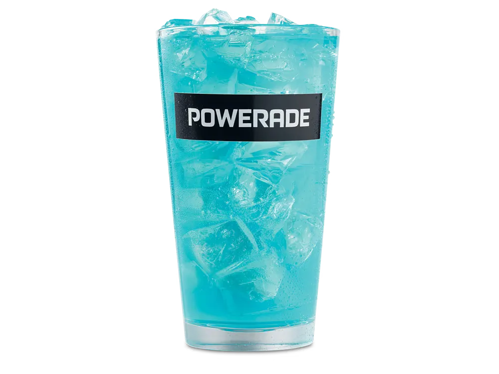 Arbys menu Powerade