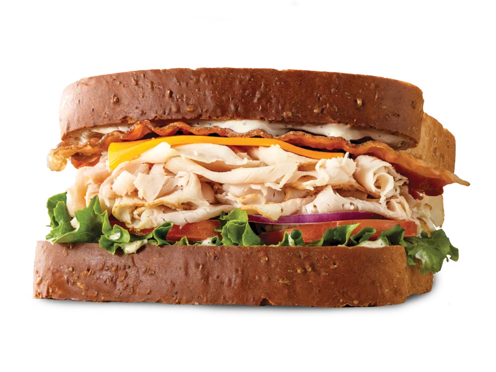 Arbys menu Roasted Turkey Ranch & Bacon Sandwich