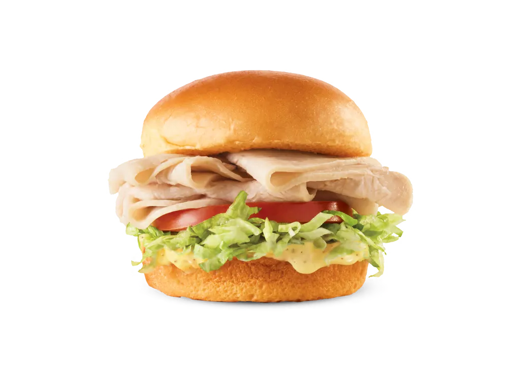 Arbys manu Turkey Deluxe Slider