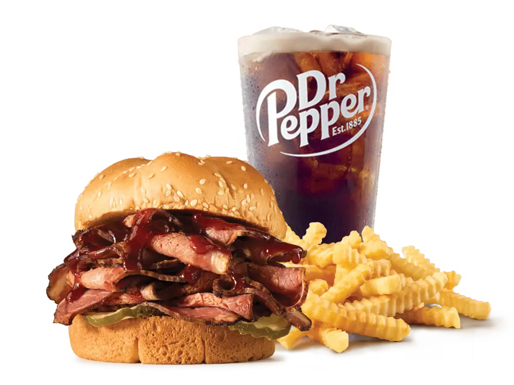 Sweet Quarter Pound Brisket Sandwich Meal
